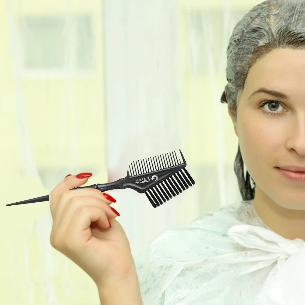 Hair Treatment Dyeing Brush Dual-purpose Bamboo Professional Hair Dye Comb