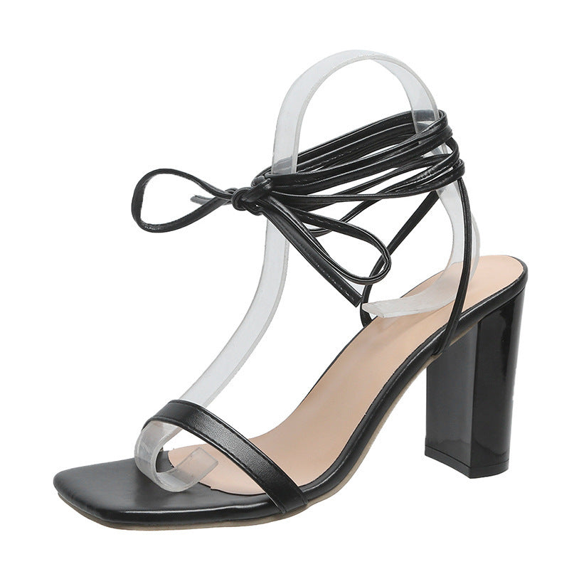 Women's Thick Heel Strap Sandals