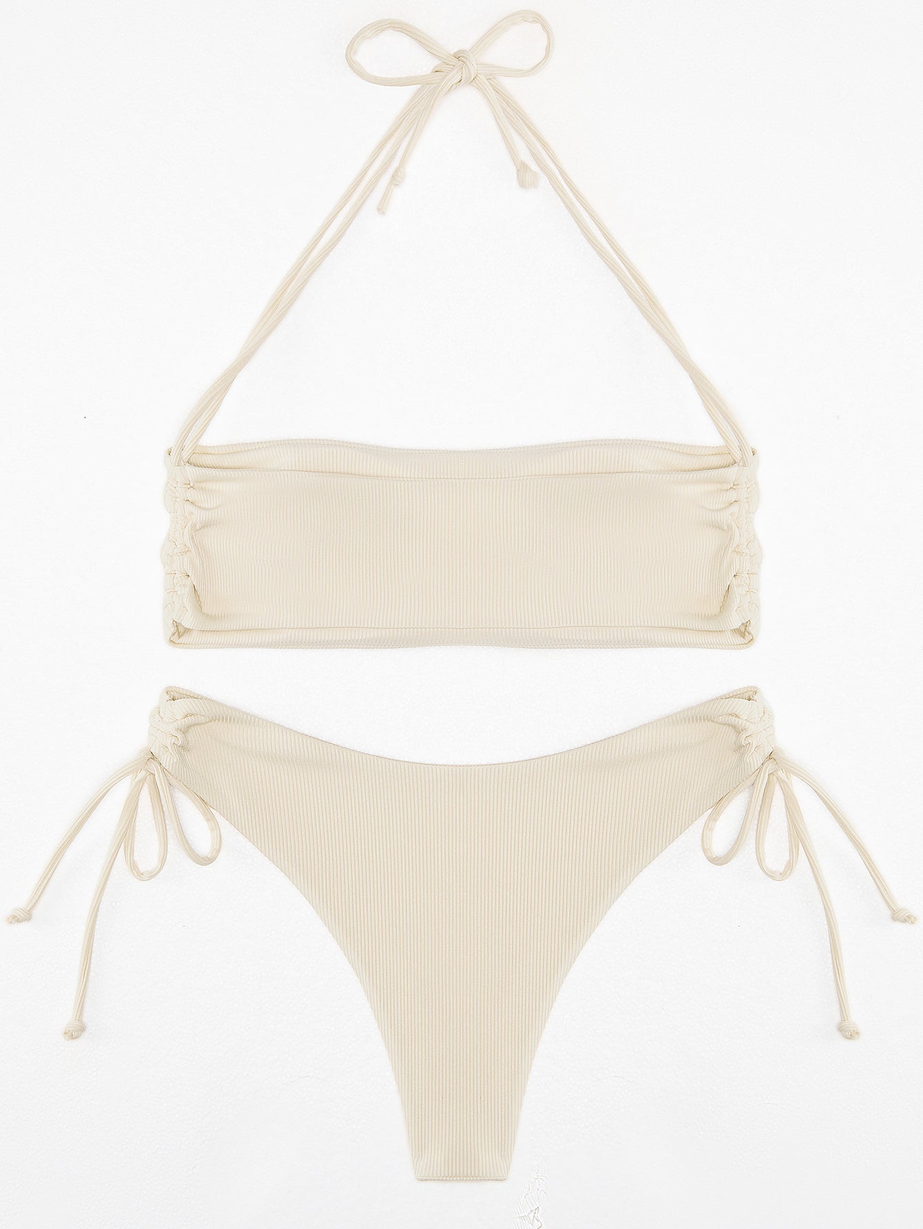 Bikini Solid Color Sexy Women's Swimsuit