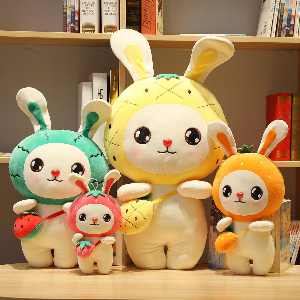 Creative Cute Cartoon Fruit Bunny Doll Plush Toy