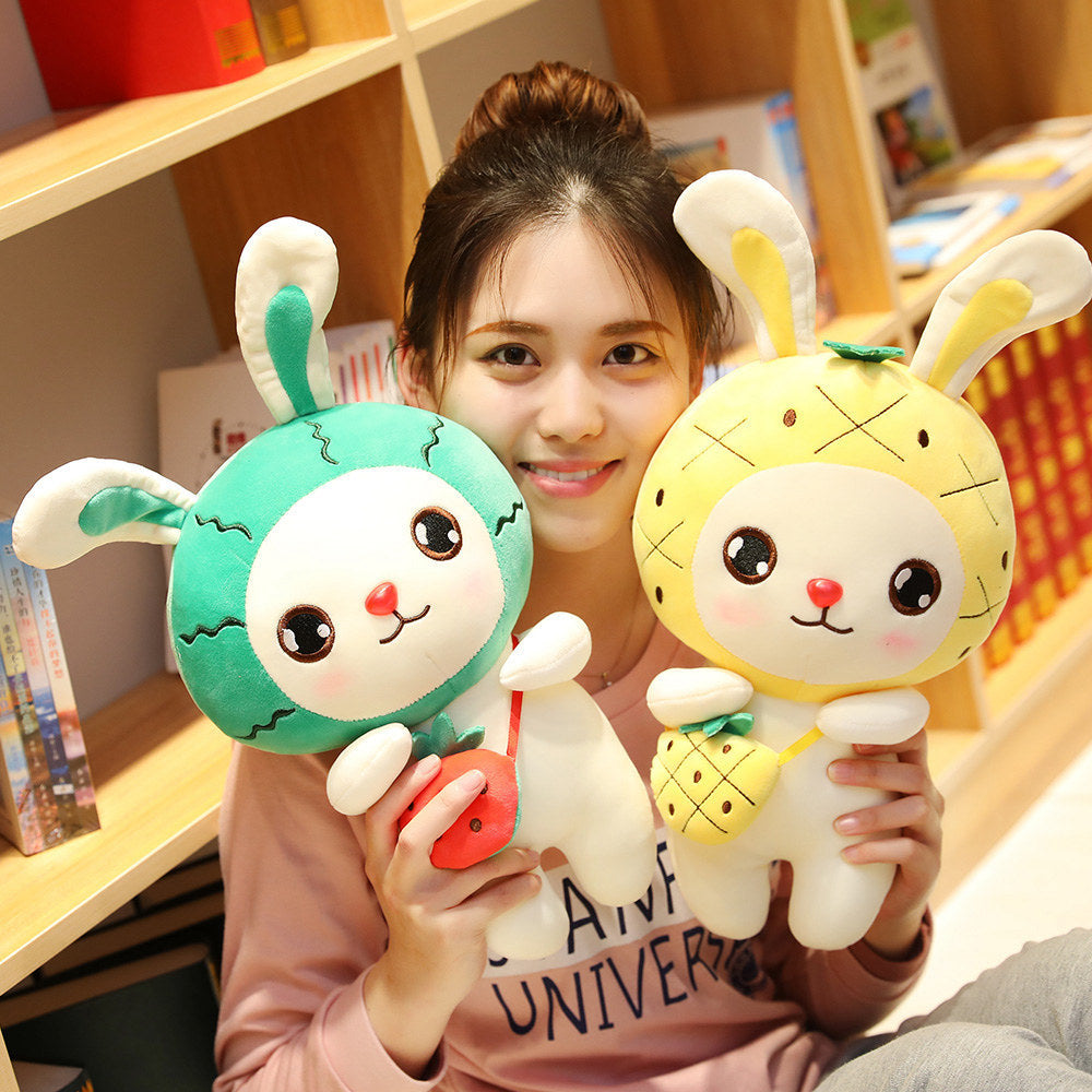 Creative Cute Cartoon Fruit Bunny Doll Plush Toy