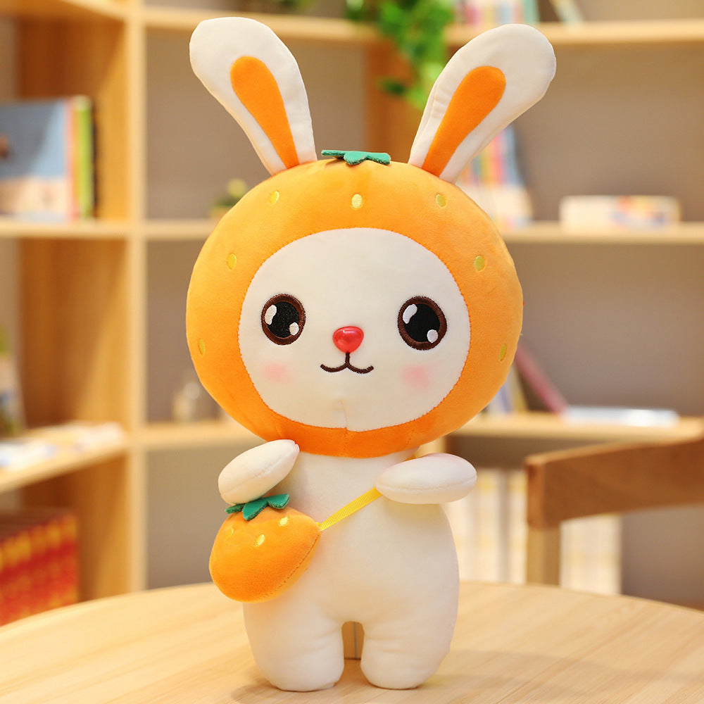 Creative Cute Cartoon Fruit Bunny Doll Plush Toy