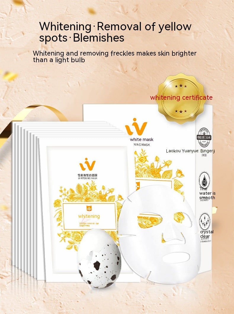 10 PCs Boxed Nicotinamide Whitening Mask Patch Moisturizing