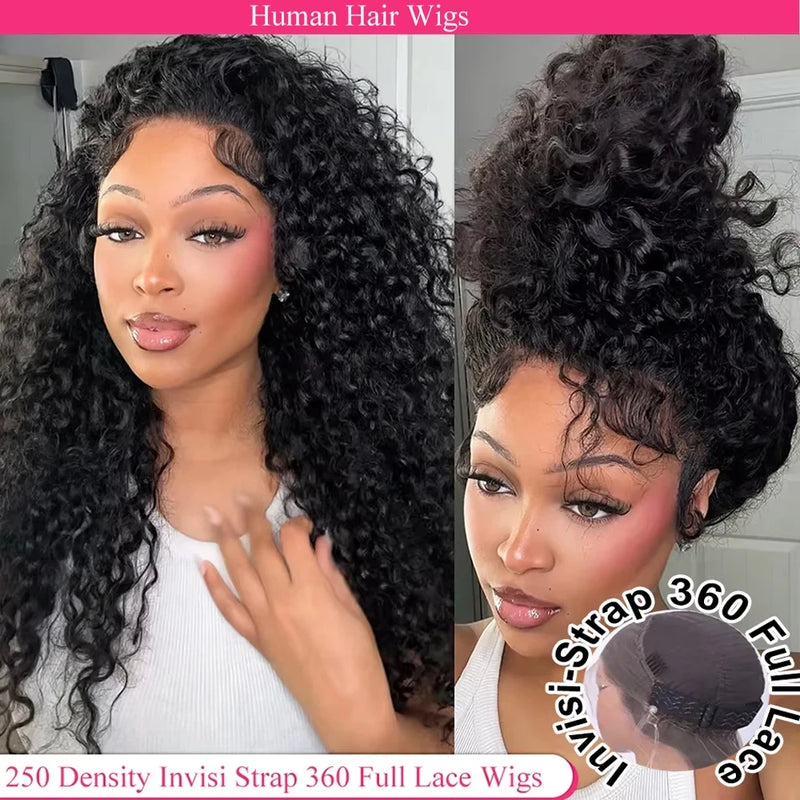 Deep Curly Full Lace Human Hair Wig