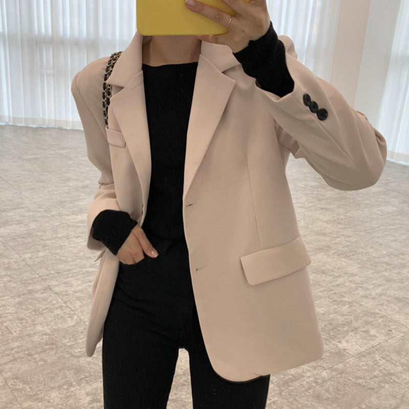 Long Sleeve Little Suit Short Coat Woman