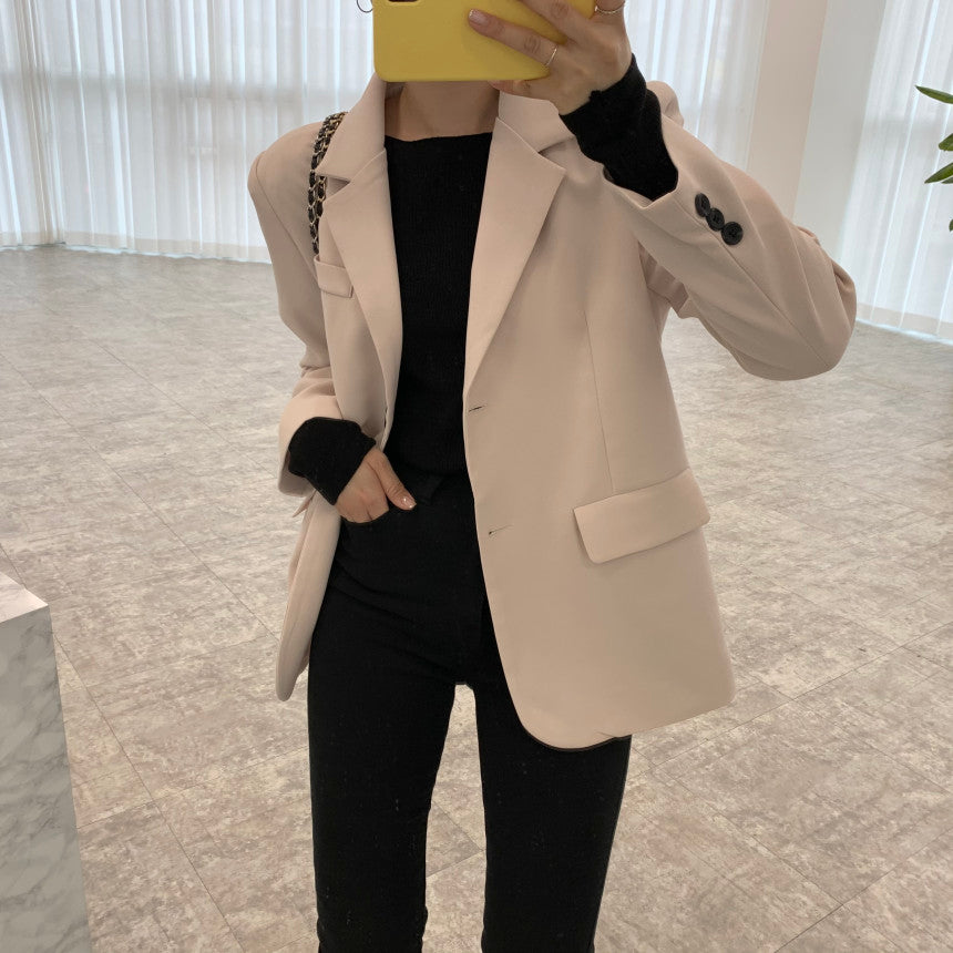 Long Sleeve Little Suit Short Coat Woman