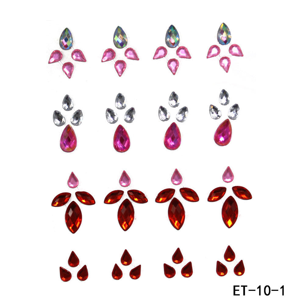 Glit Diamond Makeup Eyeliner Eyeshadow Face Rhinestone