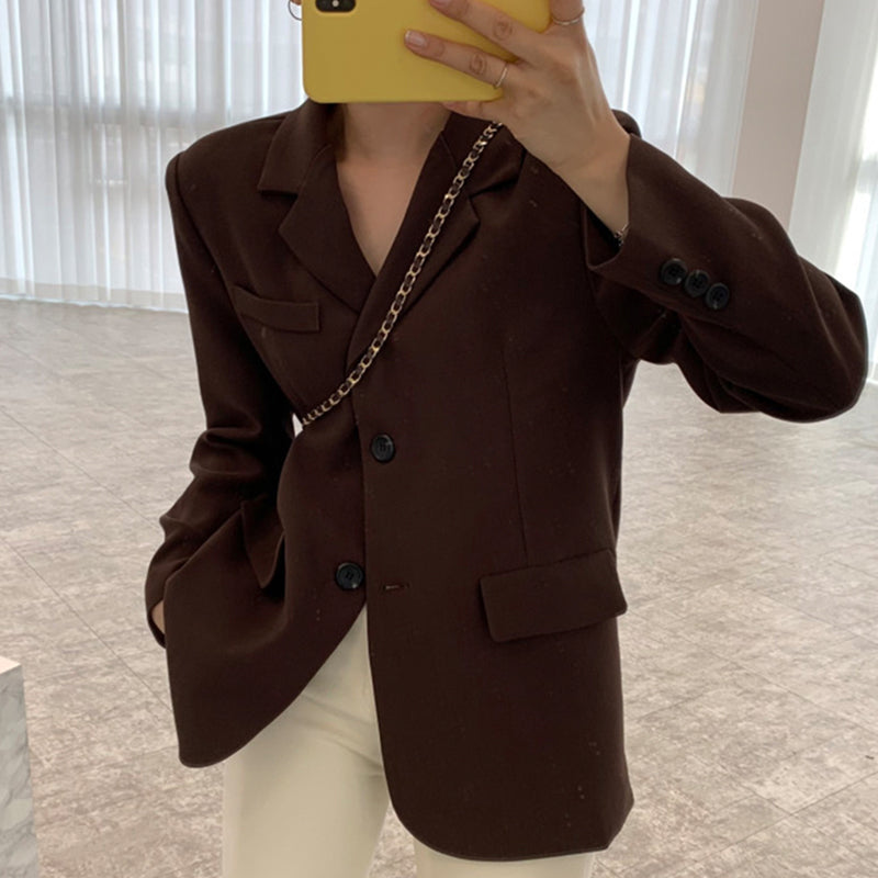 Long Sleeve Little Suit Short Coat Woman
