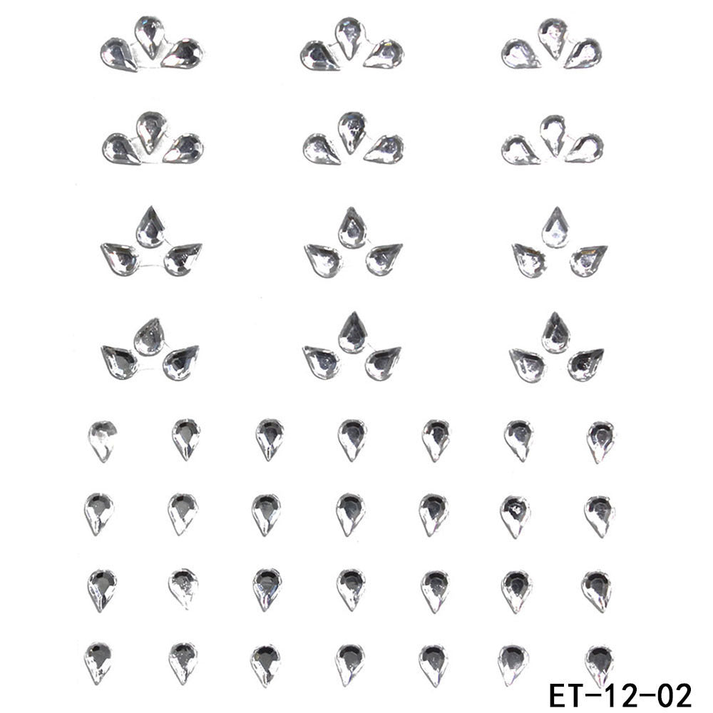 Glit Diamond Makeup Eyeliner Eyeshadow Face Rhinestone